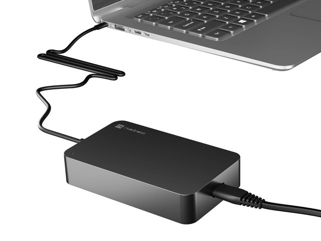 Laptop töltő Natec Grayling USB-C 90W