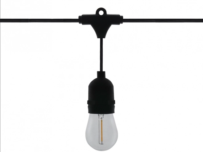 Kerti fényfüzér 10 LED E27 10m