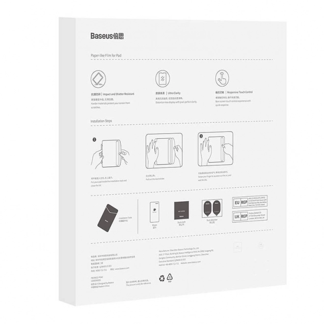 Baseus corning edzett üveg iPad Pro 12.9''