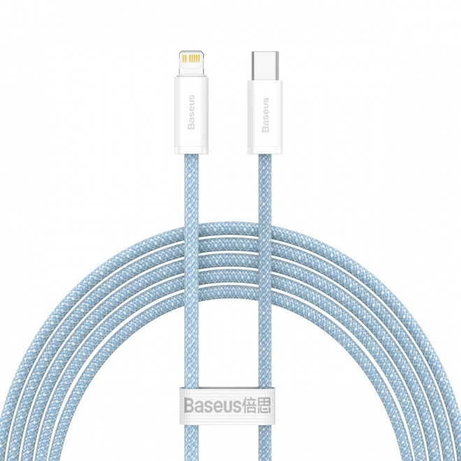 Baseus dynamic lightning kábel USB-C csatlakozással, 20W, 2m, kék