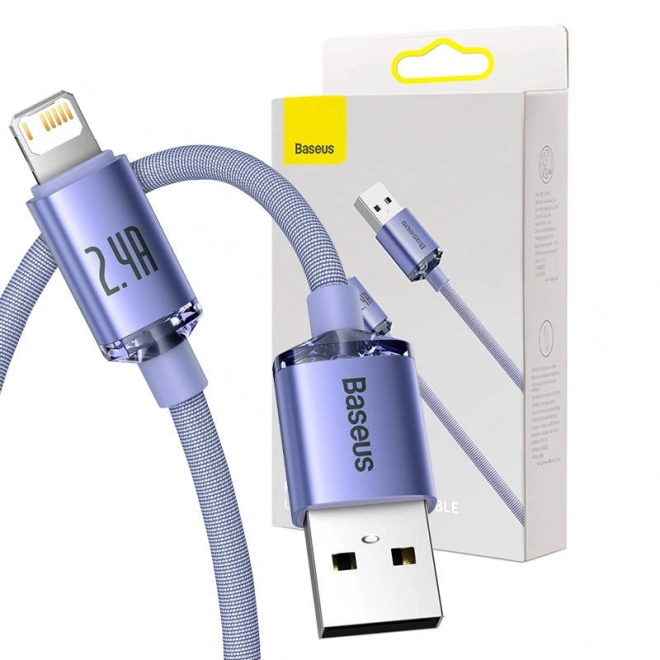 baseus crystal shine 1,2 m-es USB-lightning kábel