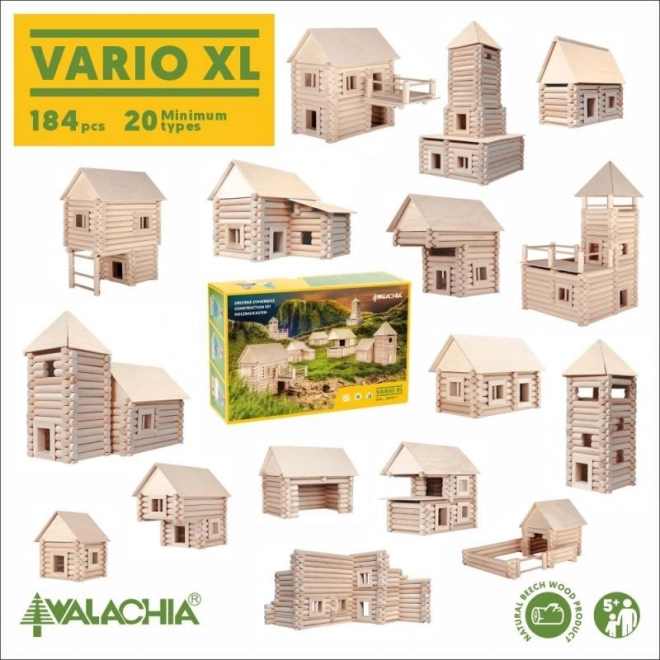 Vario XL készlet tömör bükkfából