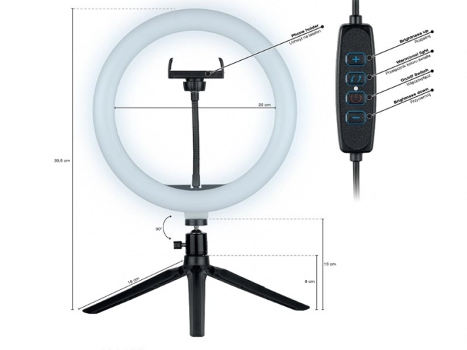 Tracer Ring fénygyűrű mini állvánnyal
