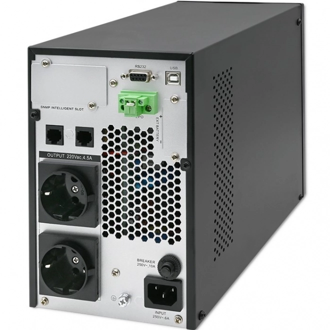 Zavartalan tápegység UPS 1kVA LCD EPO USB On-line