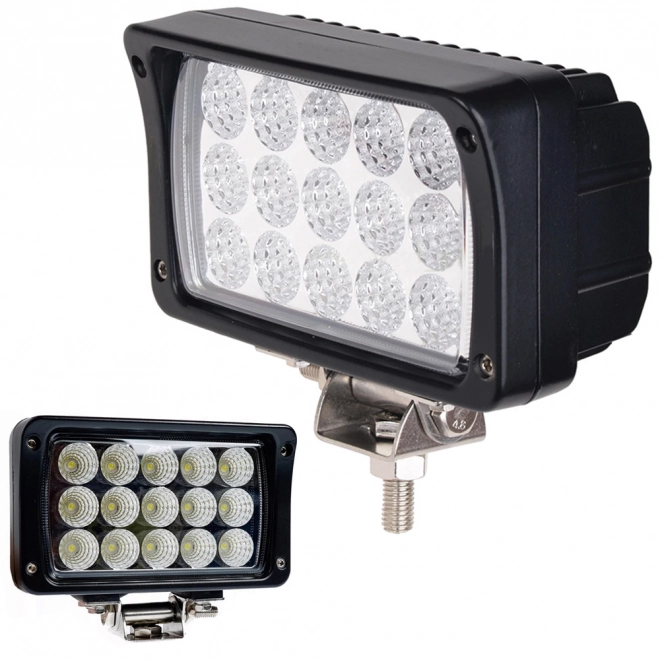 15 led-es munkalámpa halogén panel 45w