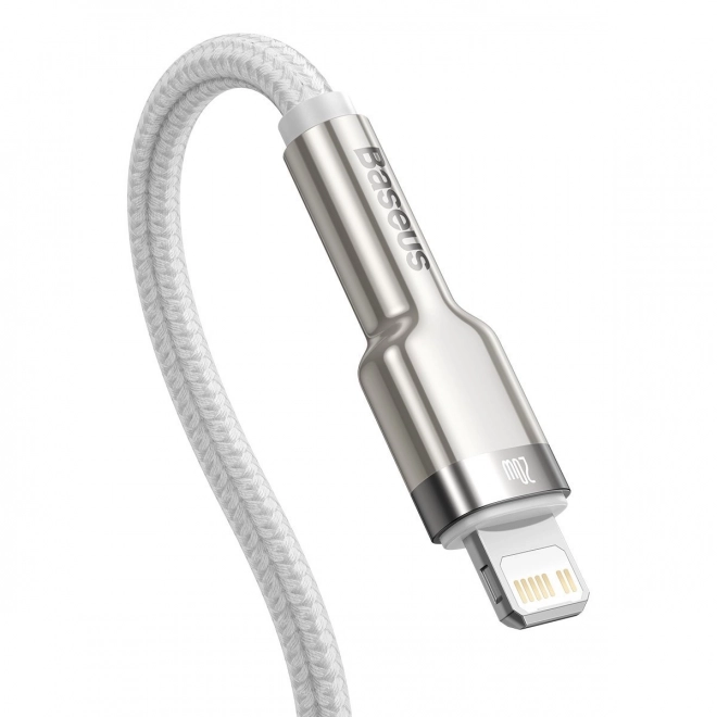 Baseus Cafule USB-C Lightning kábel, PD 20W, 1m, fehér