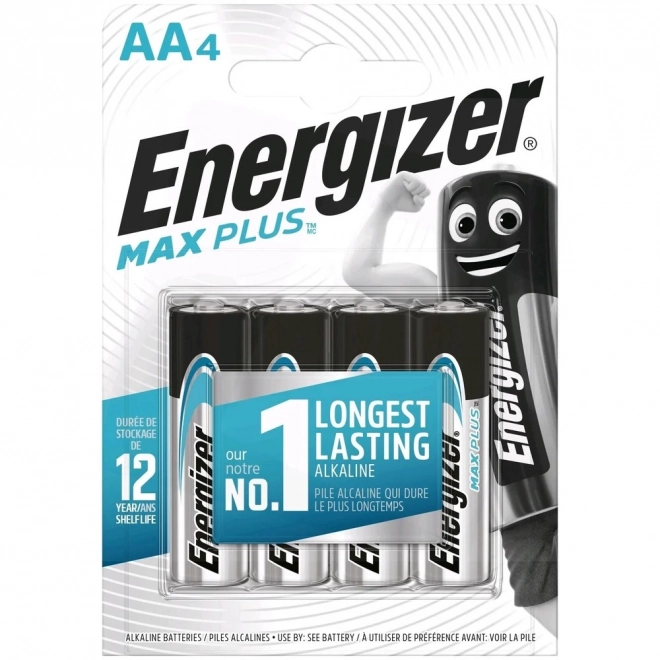 Energizer Max Plus AA LR6 elem 4 darab