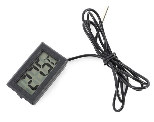 Elektronikus LCD panelhőmérő szondával