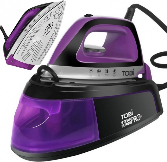 TOBI Steam Surge Pro 2400 W gőzfejlesztős vasaló kerámia talppal