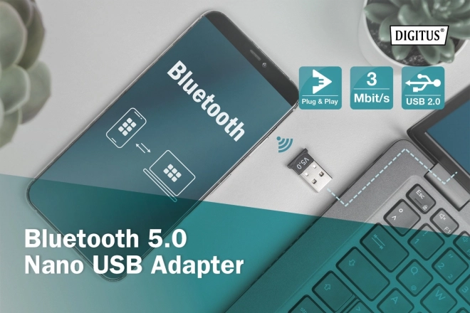 Bluetooth V5.0 mini adapter