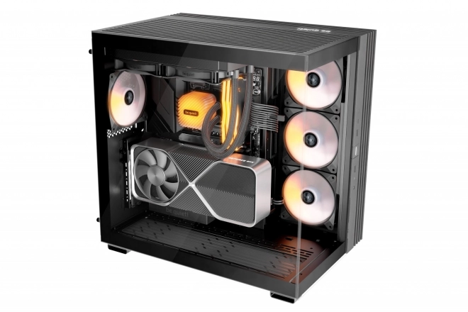Light Base 600 DX számítógépház - fekete