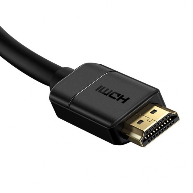 Baseus HDMI 2.0 kábel 4K 30Hz, 3D, HDR, 18Gbps, 8m - fekete