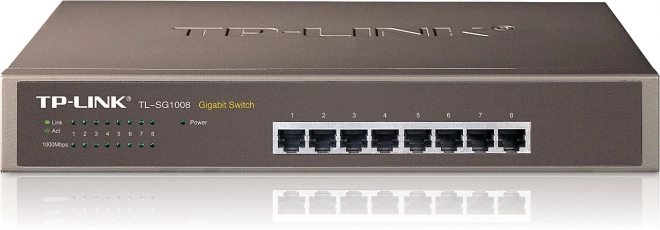 8 portos gigabites hálózati kapcsoló TP-LINK TL-SG1008