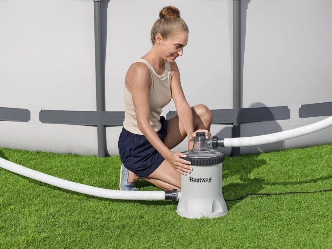 Bestway homokszűrős medenceszivattyú Polysphere technológiával