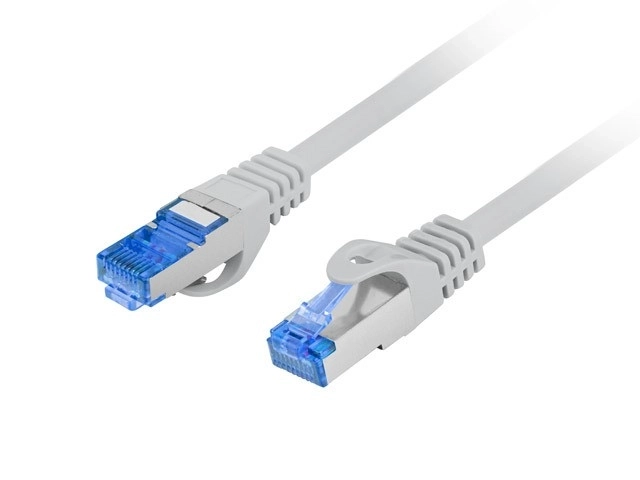 Szürke LSZH S/FTP CCA Patchkord 0.25m