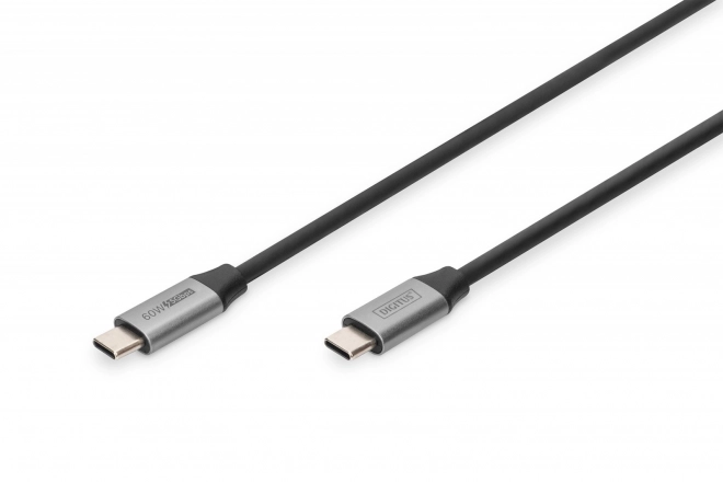 Usb c 3.0 csatlakozókábel 60w 5gbps 1m fekete