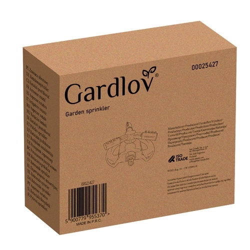 Kerti rotációs permetező 3 karral Gardlov