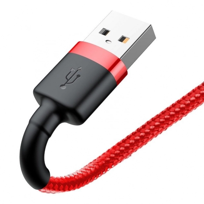 Baseus Cafule usb-ligntning kábel 2,4 A, 1 m fekete-piros