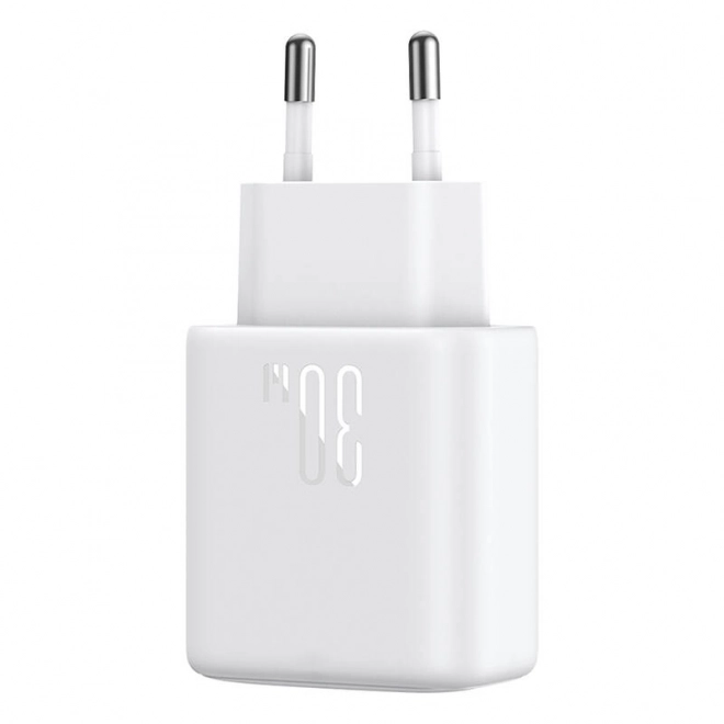 Gyors töltő adapter USB-C kábellel – 30W fehér