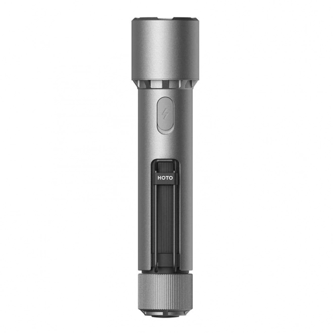 Taktikai zseblámpa HOTO 2300lm, IP68, 3100mAh, USB-C