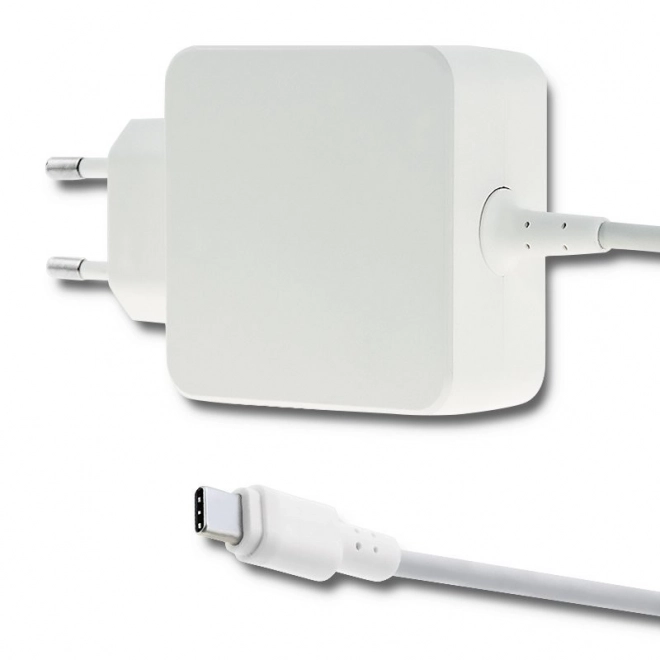 Fehér USB-C hálózati adapter