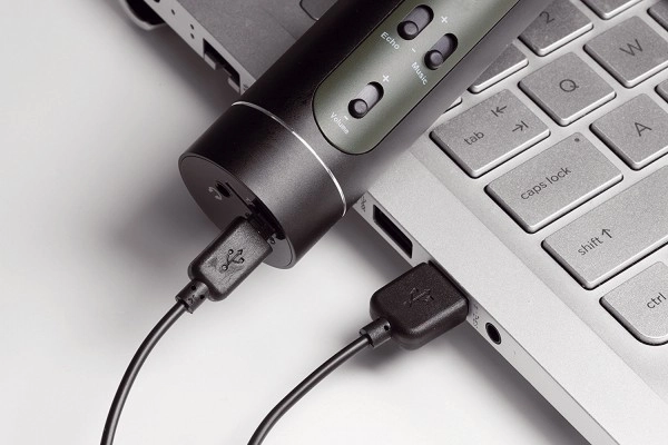 Bluetooth karaoke mikrofon ezüst – Fekete