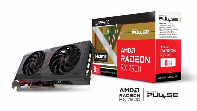 Radeon RX 7600 Gaming OC 8G grafikus kártya