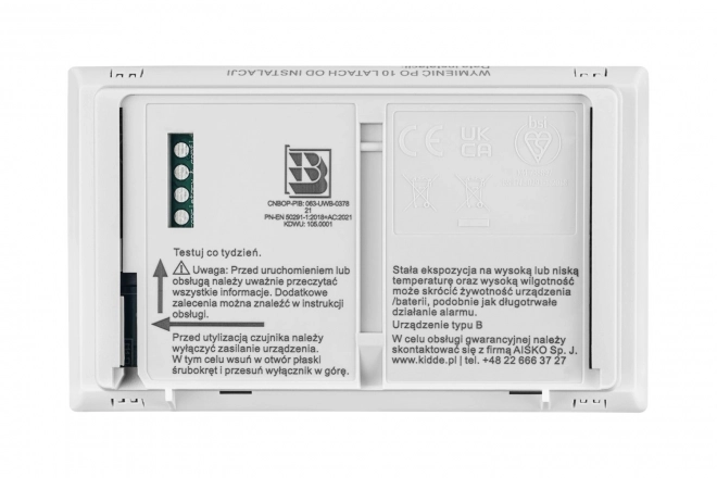Szén-monoxid detektor LCD kijelzővel