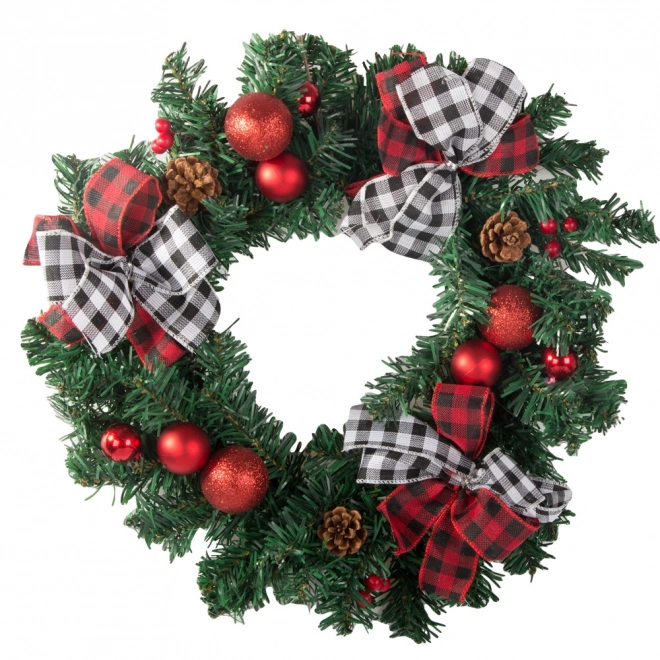 Karácsonyi díszítős girland ajtóra és falra