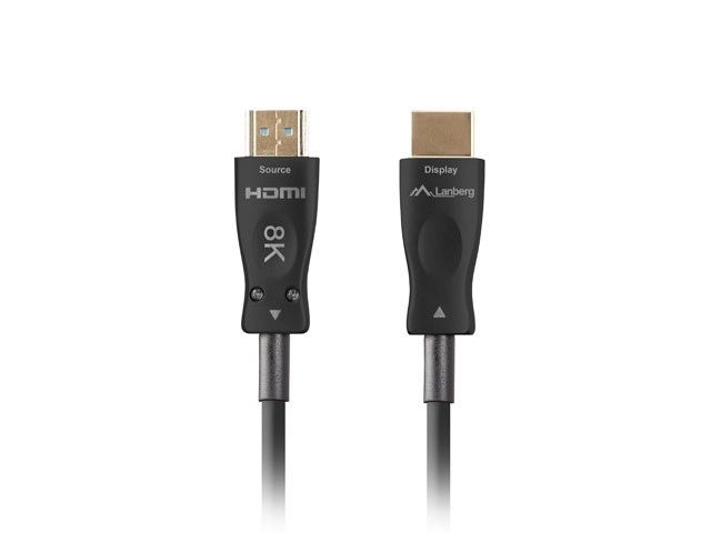 8K optikai HDMI kábel M/M v2.1 fekete
