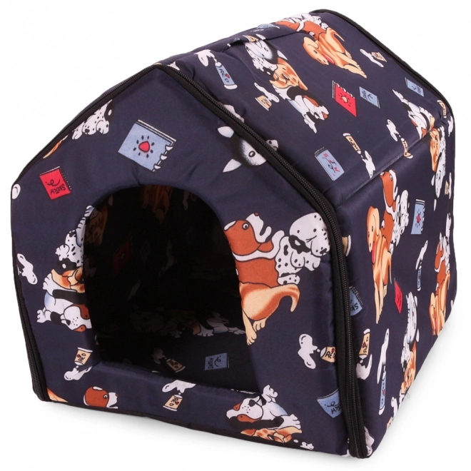 Textil kutyaház és macskaház XL