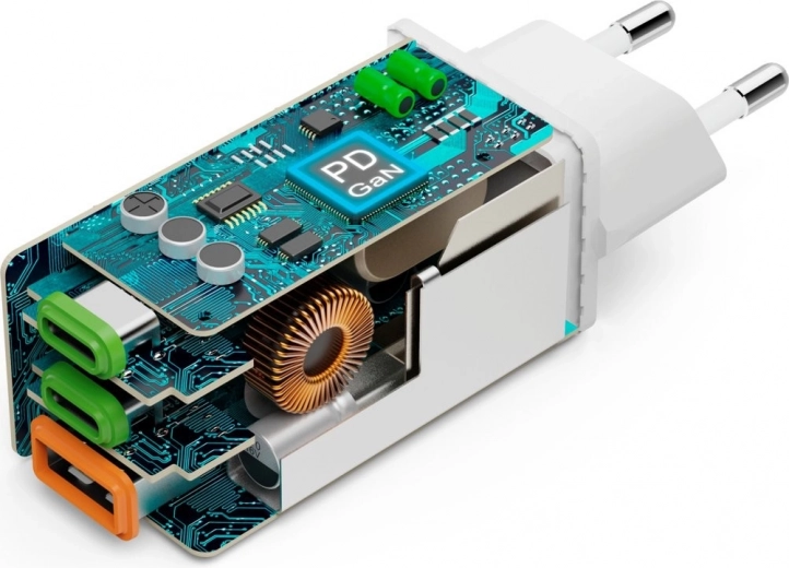 Nagy teljesítményű 65 W GaN technológia