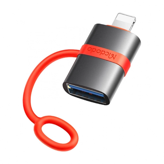 Fekete McDodo USB-A Lightning adapter