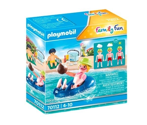 Nyaraló úszóövvel - PLAYMOBIL Family Fun