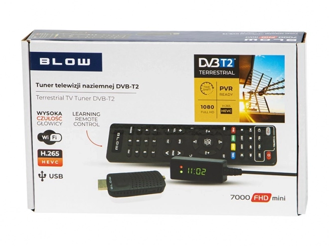 Kompakt DVB-T2 FHD MINI tuner