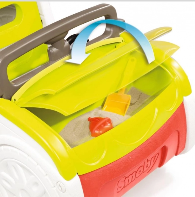 Smoby Auto Adventure csúszdával és homokozóval