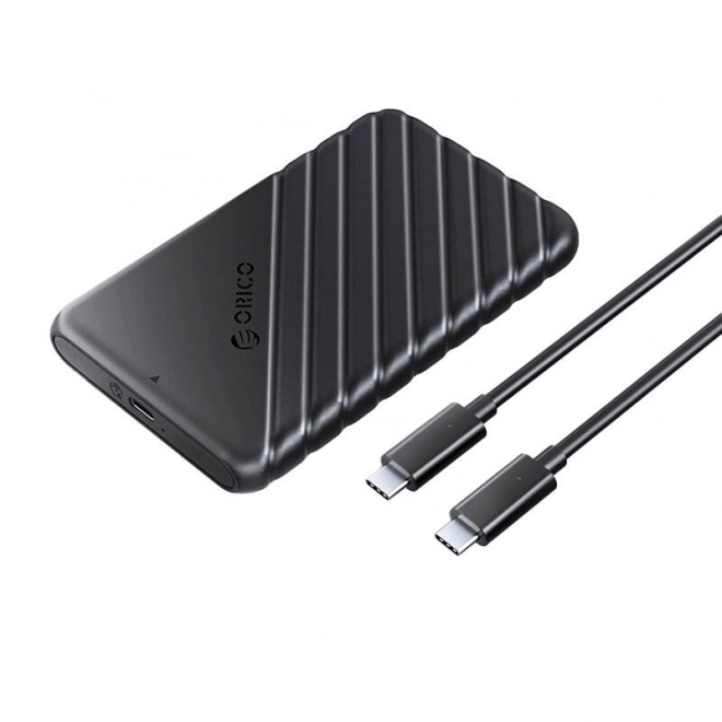 Orico merevlemez ház USB-C 3.1 Gen1 6 Gbps fekete