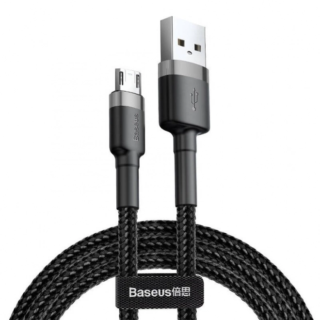 Baseus cafule mikro usb kábel 2m szürke-fekete