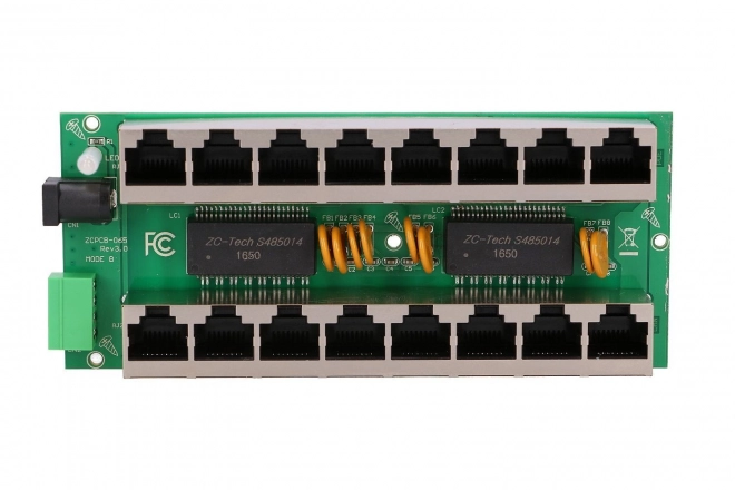 Extralink 8-port PoE injektor Gigabit Ethernethez