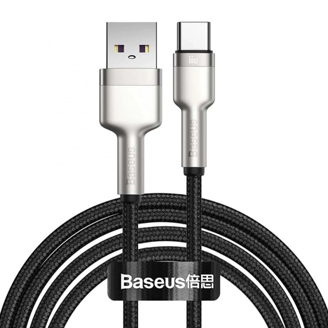 Baseus Cafule USB-C töltőkábel 66W, fekete 2m