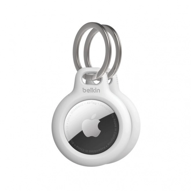Secure Holder kulcstartó AirTag-hez - 2 db fehér