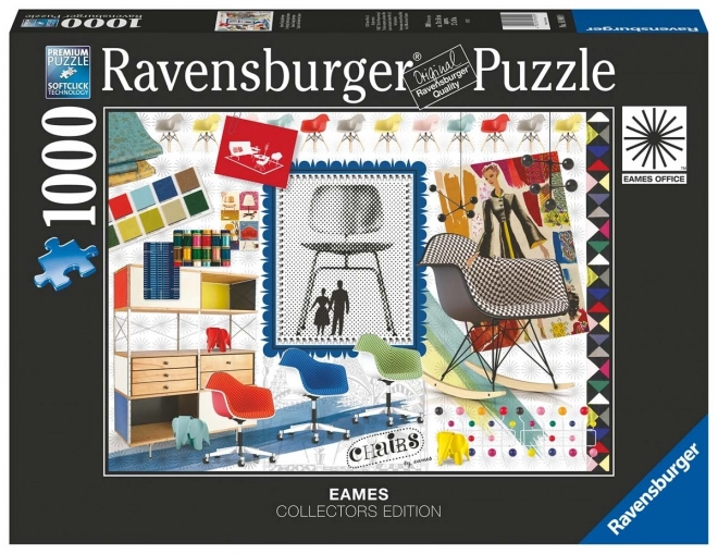 Ravensburger eames design klasszikus székek 1000 darabos puzzle
