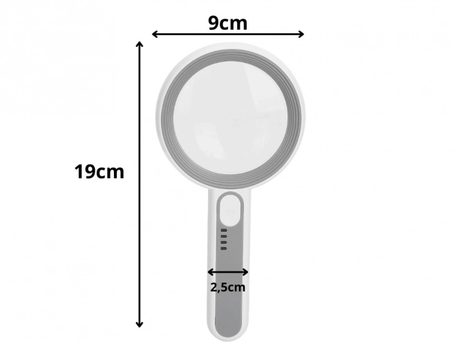 LED világítású olvasólencse