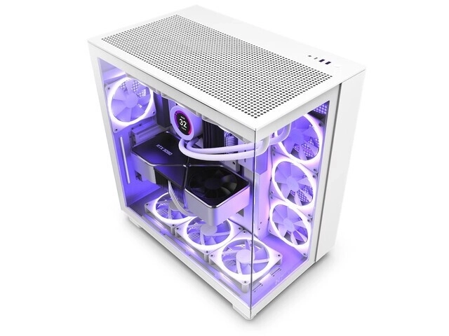 Ház NZXT H9 Flow ablakkal fehér