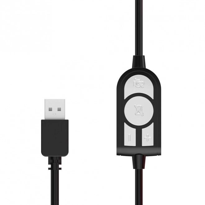 Nemesis USB sztereó gamer fejhallgató mikrofonnal