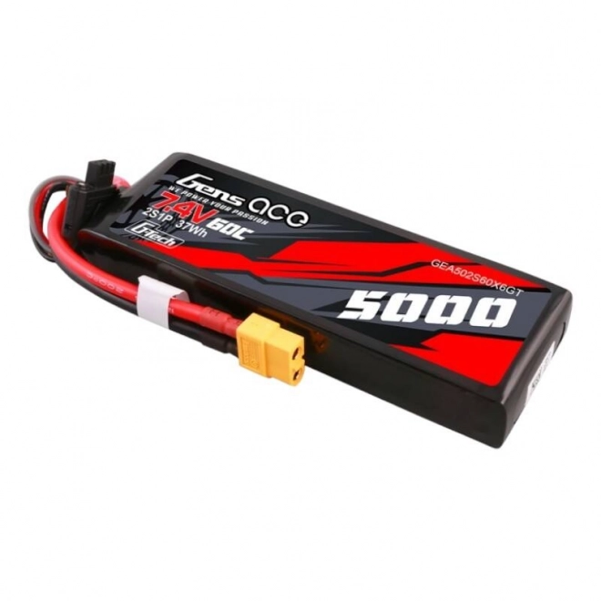 Gens Ace g-tech 5000mah 7,4v 60c 2s1p lipo akkumulátor xt60 csatlakozóval