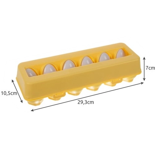 Játékos tojáspuzzle készlet 12 db