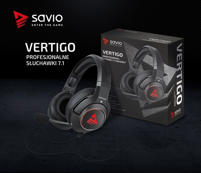 Gaming fejhallgató mikrofonnal Vertigo