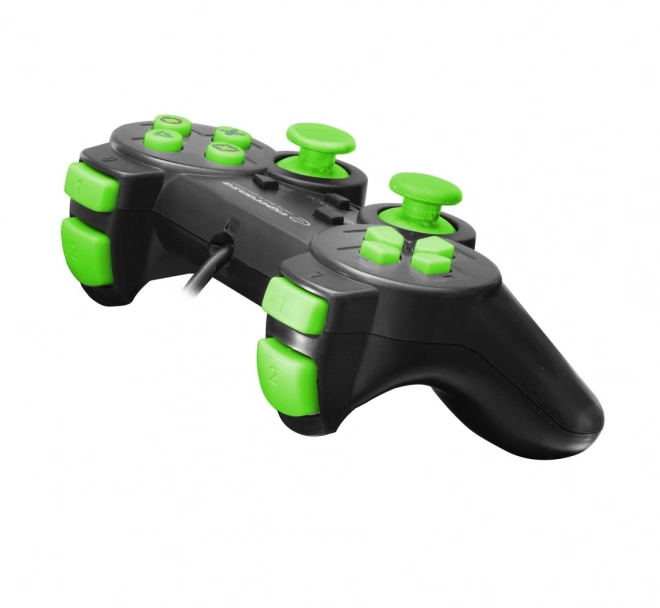 Usb Gamepad PS3/PC fekete/zöld