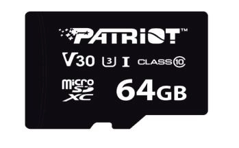 Patriot microSDHC memóriakártya 64GB Viper VX V30